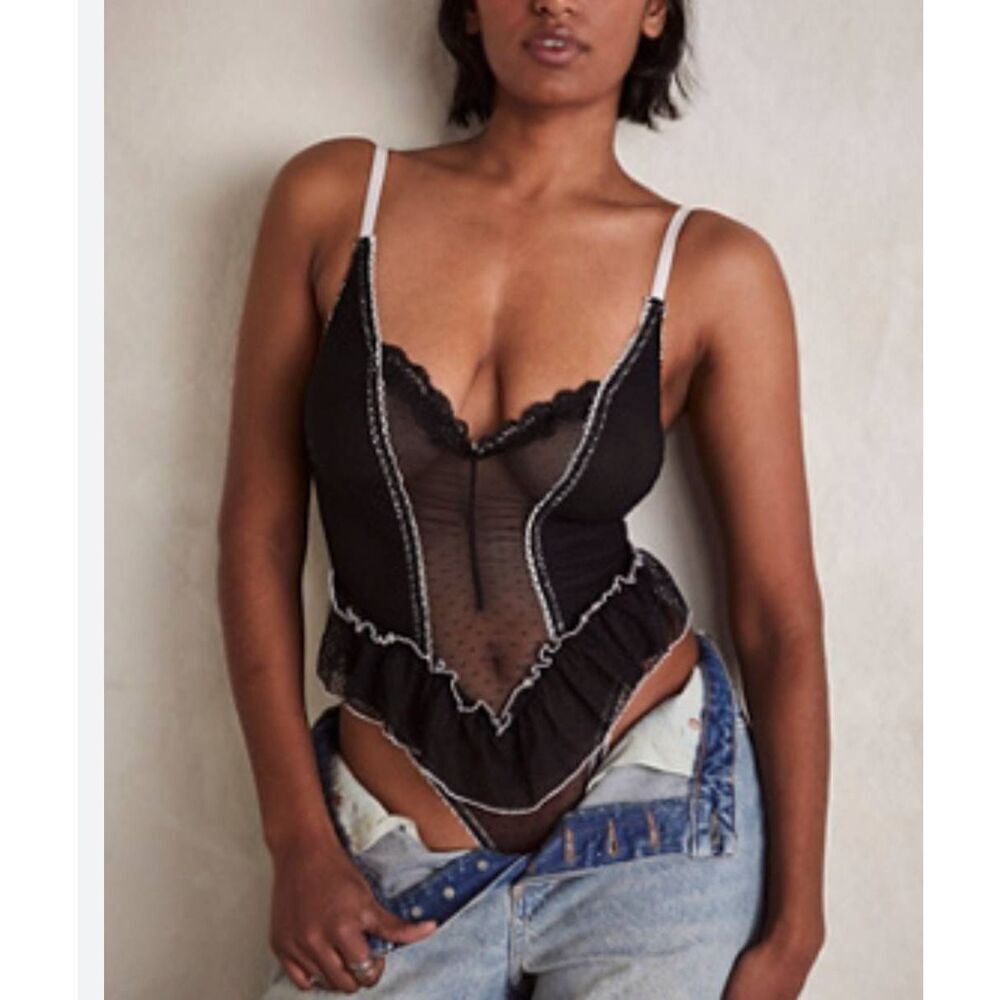 HAH Frilled To piece Bodysuit L